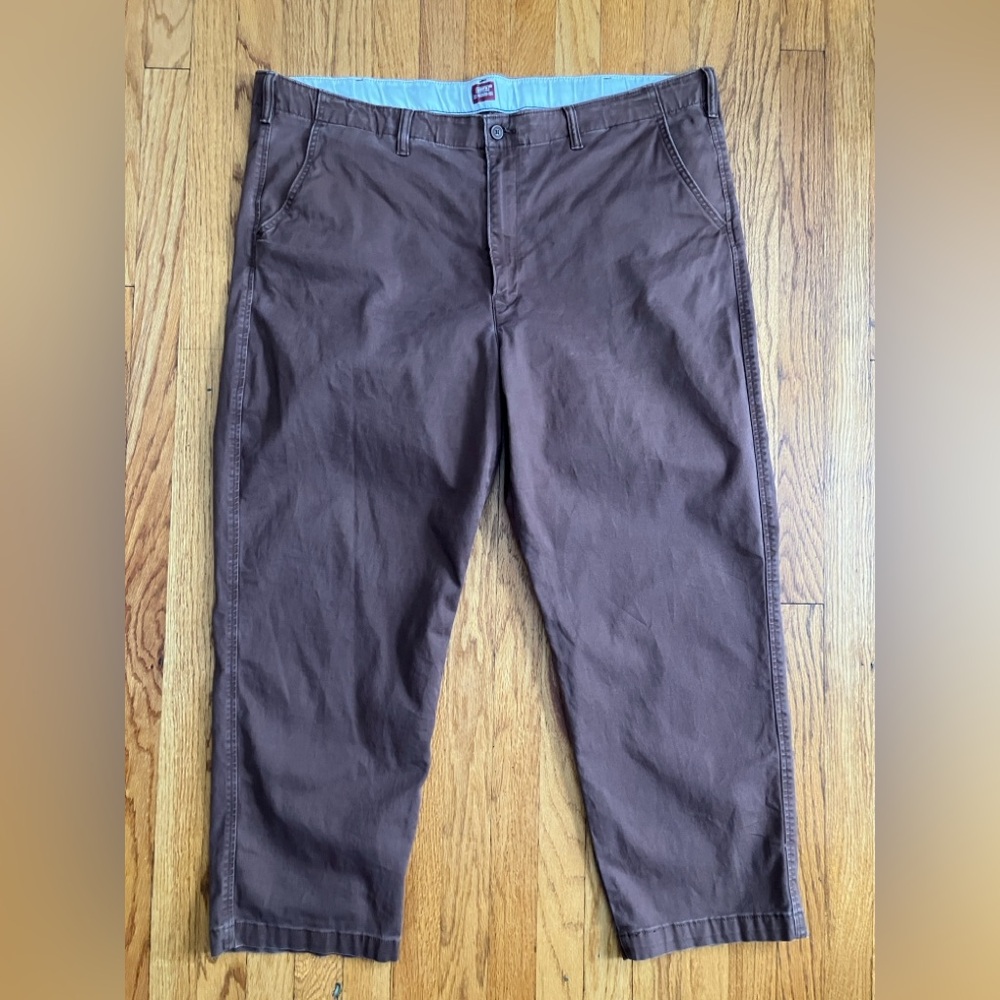 Levi’s chinos, drawstring cotton, light brown